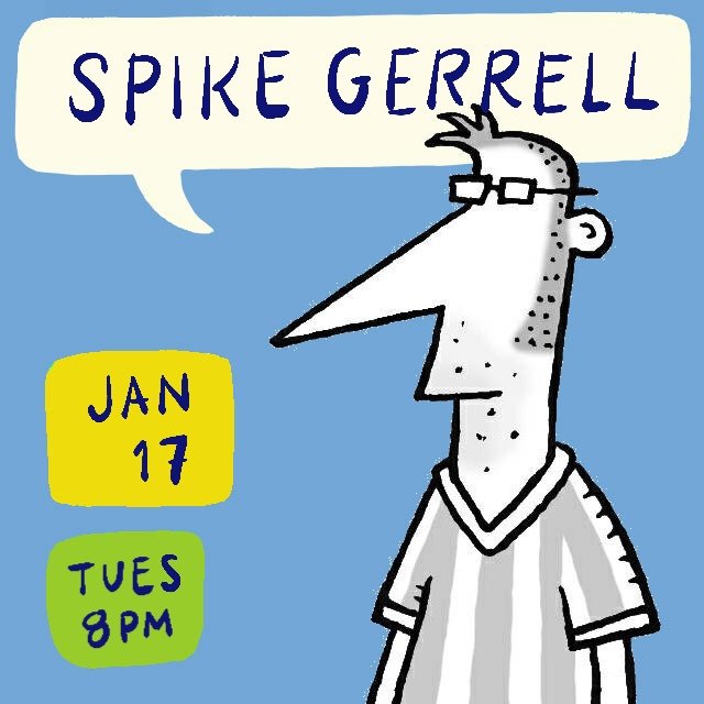 Spike Gerrell artist chat, 17 Jan 2023
