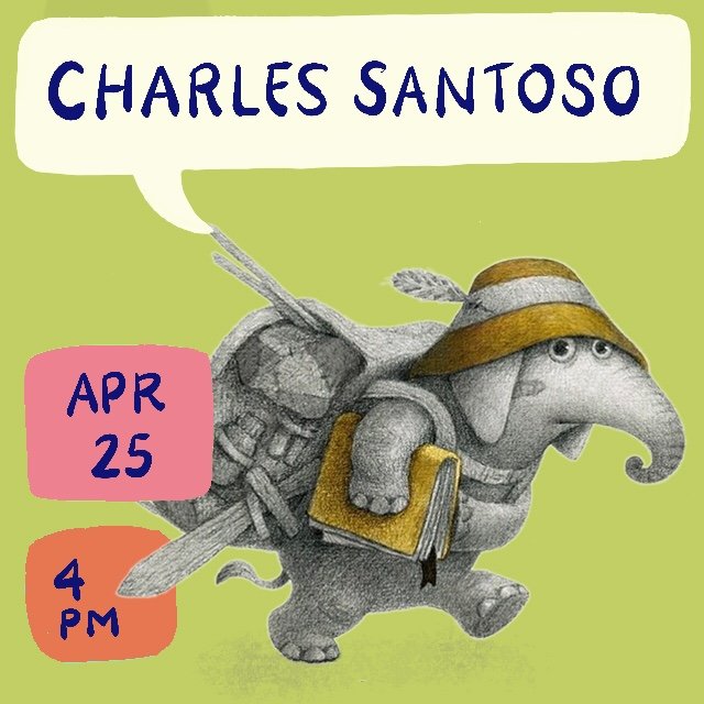 Charles Santoso, Artist Chat, April 25, 4pm, 2023