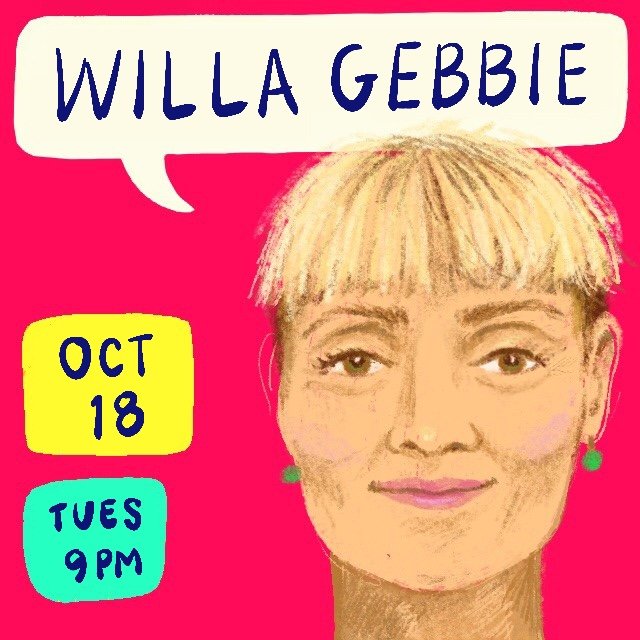 Willa Gebbie artist chat 18 October 2022
